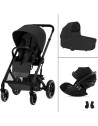  Poussette Balios S Lux 3 "Moon Black" + Nacelle S Lux + Cloud G3 Plus + Adaptateurs