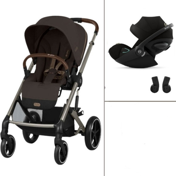  Poussette Balios S Lux 3 "Chocolate Brown" + Cloud G3 Plus