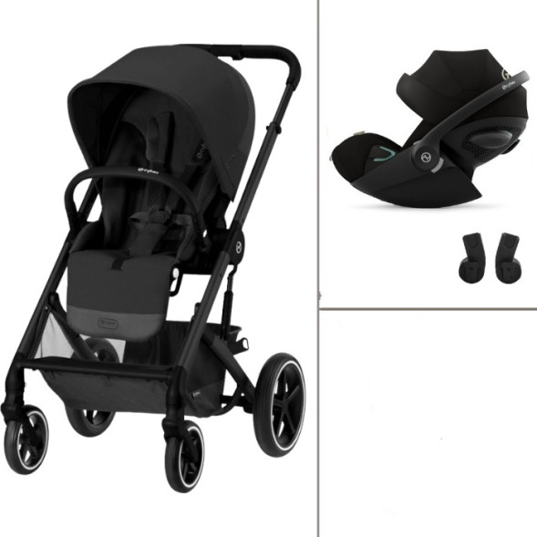  Poussette Balios S Lux 3 "Moon Black" + Cloud G3 Plus