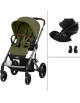  Poussette Balios S Lux 3 "Moss Green" + Cloud G3 Plus