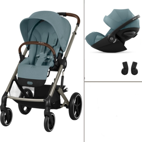  Poussette Balios S Lux 3 "Stormy Blue" + Cloud G3 Plus