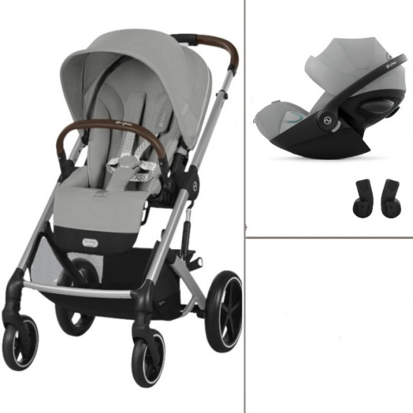  Poussette Balios S Lux 3 "Stone Grey" + Cloud G3 Plus