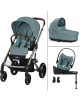  Poussette Balios S Lux 3 "Stormy Blue" + Nacelle S + Cloud G + Base G + Adaptateurs