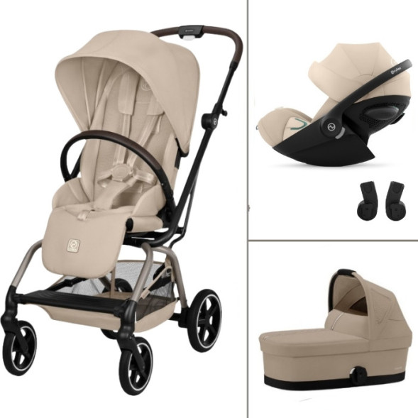  Poussette Eezy S Twist +2 "Almond Beige" + Nacelle S + Cloud G3 Plus (2026)