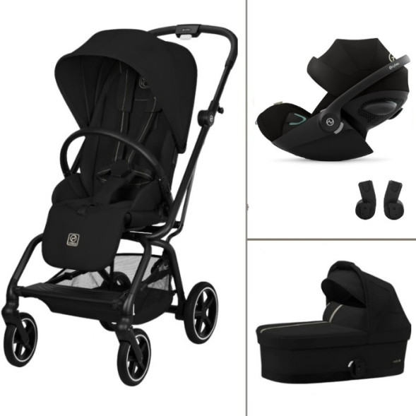  Poussette Eezy S Twist +2 "Magic Black" + Nacelle S + Cloud G3 Plus (2026)