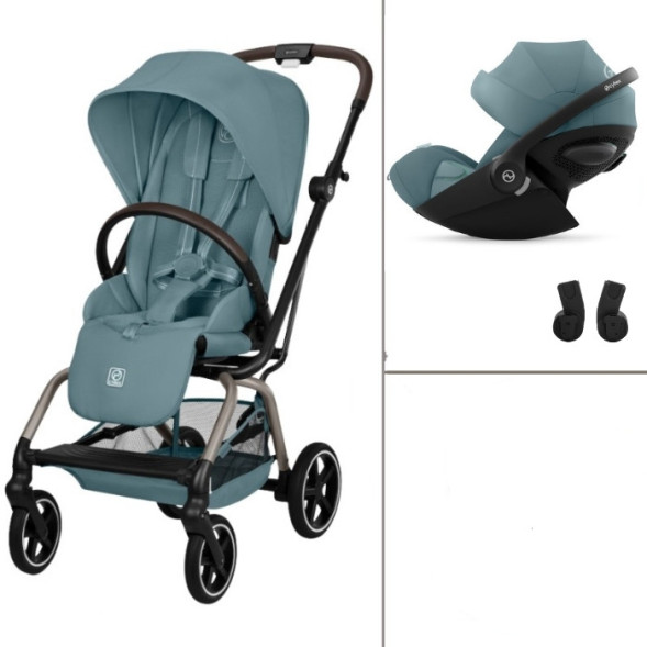  Poussette Eezy S Twist +2 "Stormy Blue" + Cloud G3 Plus (2026)