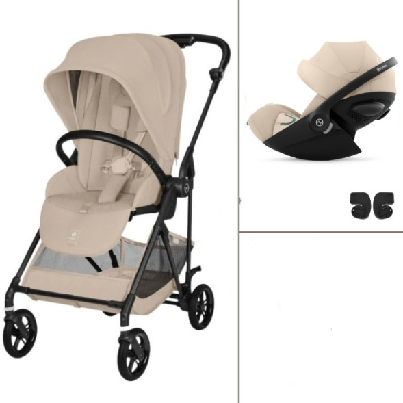  Poussette Melio Carbon 6 "Almond Beige" + Cloud G3 Plus (2026)