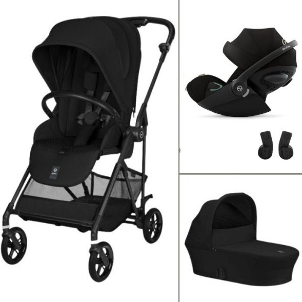  Poussette Melio Carbon 6 "Magic Black" + Nacelle + Cloud G3 Plus (2026)