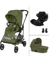  Poussette Melio Carbon 6 "Moss Green" + Nacelle + Cloud G3 Plus (2026)
