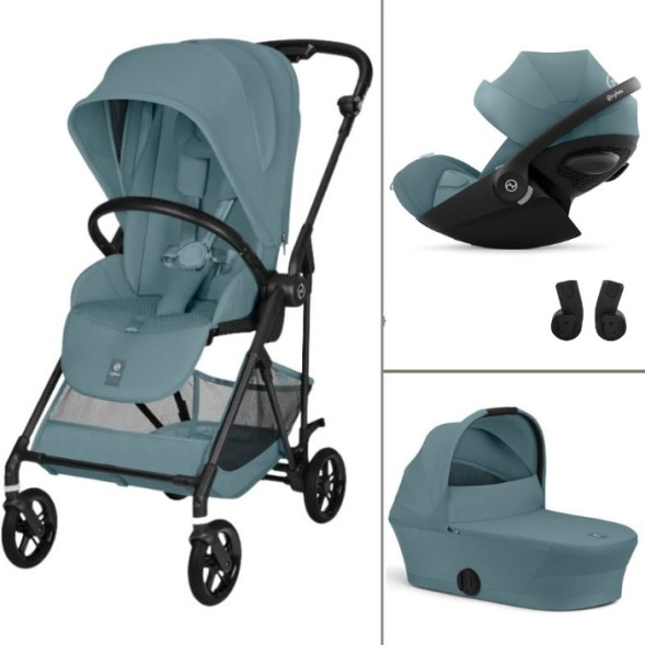  Poussette Melio Carbon 6 "Stormy Blue" + Nacelle + Cloud G3 Plus (2026)