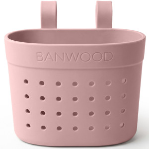 Panier à guidon Pin & Ride "Rose Poudré" Banwood
