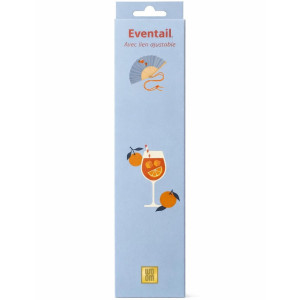 Eventail "Verre de Spritz" avec Bandoulière et Boîte Cadeau Woom