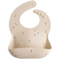 Bavoir à poche en silicone "Abeilles" (6-36 mois)
