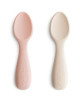 Cuillère bébé en silicone Starter "Blush/Beige" (12 mois et +)