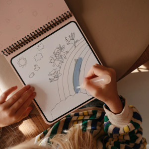 Livre de coloriage réutilisable "Fées" (3 ans et +) Mushie