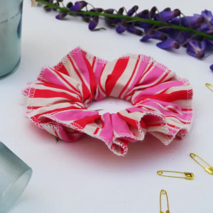 Chouchou en coton "Lydia Rose"