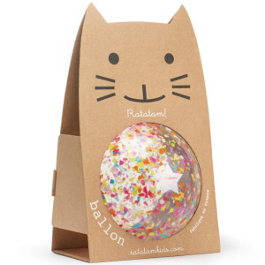 Ballon Chat "Confetti" (22 cm)