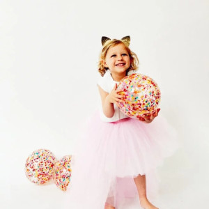 Ballon Chat "Confetti" (22 cm)