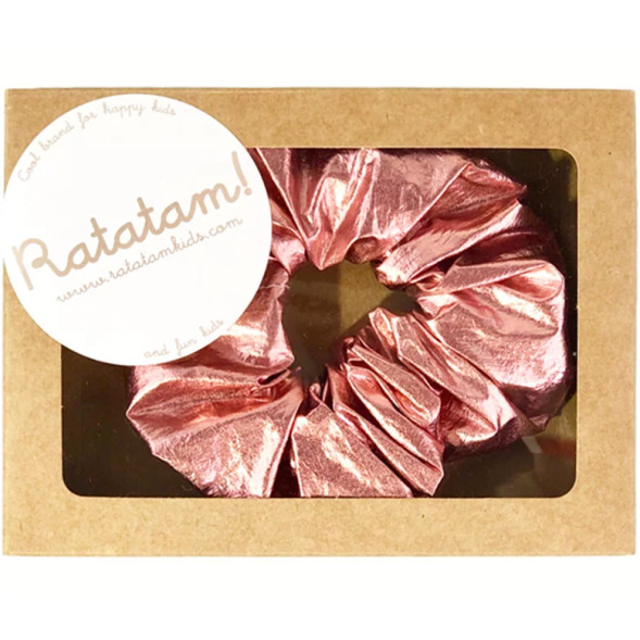 Chouchou "Métallique Rose"