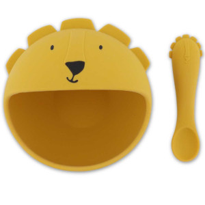 Set Repas bébé en silicone "Mr Lion" Trixie