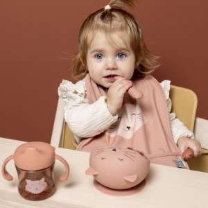 Set Repas bébé en silicone "Mrs. Chat" Trixie