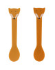 Set de 2 cuillères bébé en silicone et inox "Mr Renard" (4 mois et +)