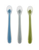 Set de 3 cuillères bébé en silicone "Mr Shark" (4 mois et +)