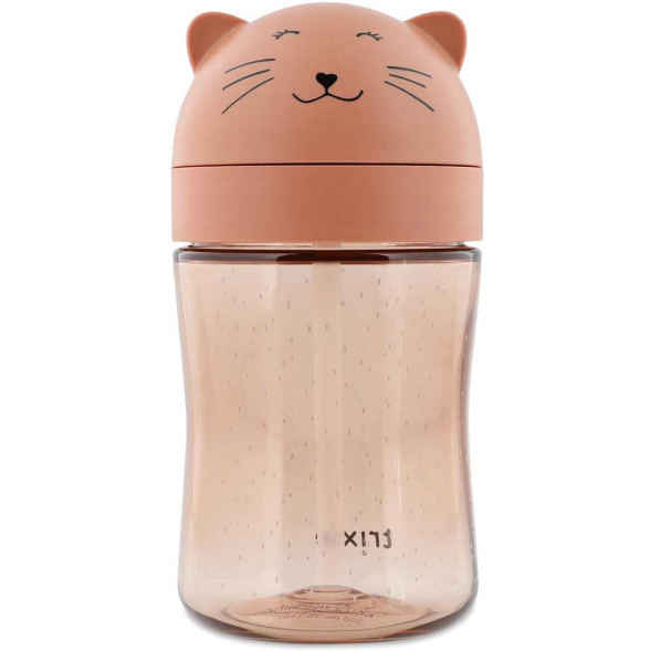 Gobelet avec paille en Tritan "Mrs Chat" (9 mois et +) Trixie