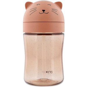 Gobelet avec paille en Tritan "Mrs Chat" (9 mois et +) Trixie