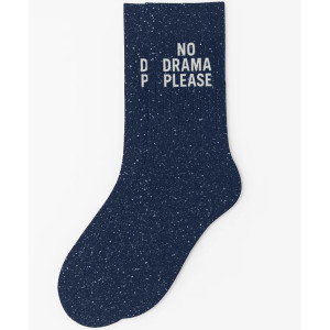 Chaussette à Paillettes femme "No Drama Please" (Taille 36-40) Woom