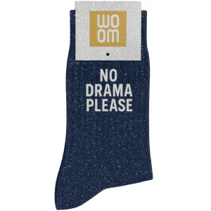 Chaussette à Paillettes femme "No Drama Please" (Taille 36-40) Woom