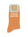 Chaussette à Paillettes femme "Parfum Quartier" Orange (Taille 36-40)