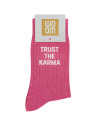 Chaussette à Paillettes femme "Trust The Karma" - Taille 36-40 Woom