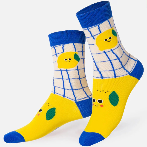 Chaussettes enfant "Citron" (5-10 ans)