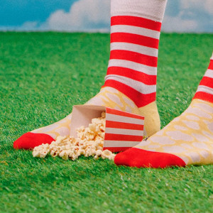 Chaussettes enfant "Pop Corn" (5-10 ans) Eat my Socks