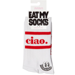 Chaussettes adulte "Ciao" (Taille 36-45) Eat my Socks