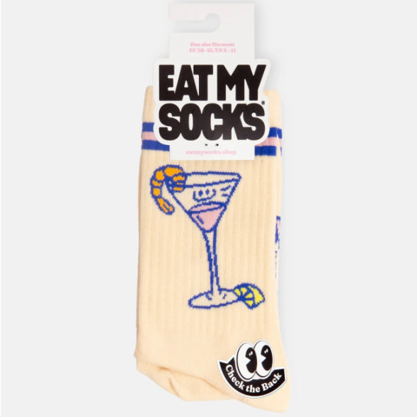 Chaussettes adulte "Cocktail de Crevettes" (Taille 36-45)
