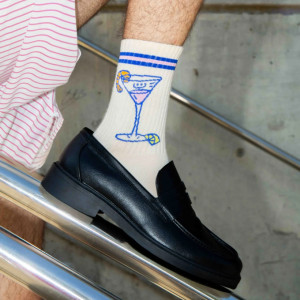 Chaussettes adulte "Cocktail de Crevettes" (Taille 36-45) Eat my Socks