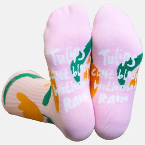 Chaussettes adulte "Tulipes" (Taille 36-45) Eat my Sock