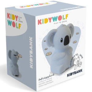 Tirelire en silicone KIDYBANK "Koala" KidyWolf