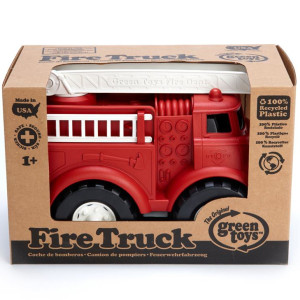 Camion de Pompiers en plastique recyclé "Rouge" (2-6 ans)