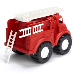 Camion de Pompiers en plastique recyclé "Rouge" (2-6 ans)