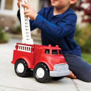 Camion de Pompiers en plastique recyclé "Rouge" (2-6 ans)