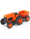 Tracteur en plastique recyclé "Orange" (1-5 ans)