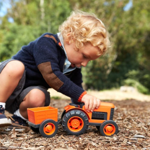 Tracteur en plastique recyclé "Orange" (2-6 ans) Green Toys