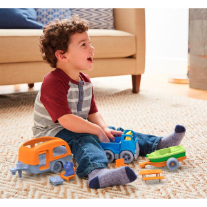 Set de Camping-Car en plastique recyclé (2-6 ans) Green Toys