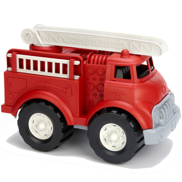 Camion de Pompiers en plastique recyclé "Rouge" (1-5 ans)