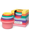 Pyramide à empiler en silicone "Multicouleurs" (10 mois et +)