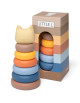 Chat à empiler en silicone "Marron" (6-36 mois)