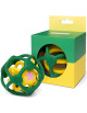 Balles sensorielles en silicone "Vert/Jaune" (x2)
